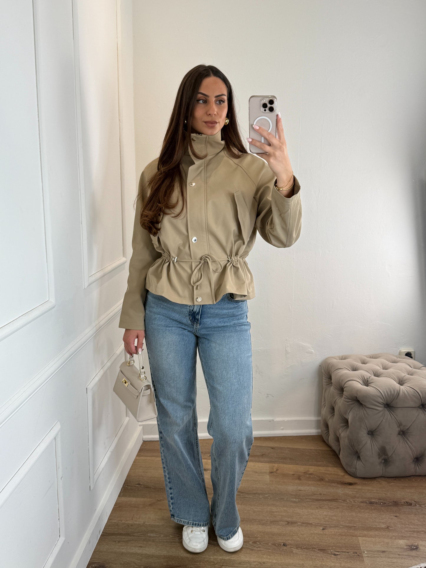Willow jas beige