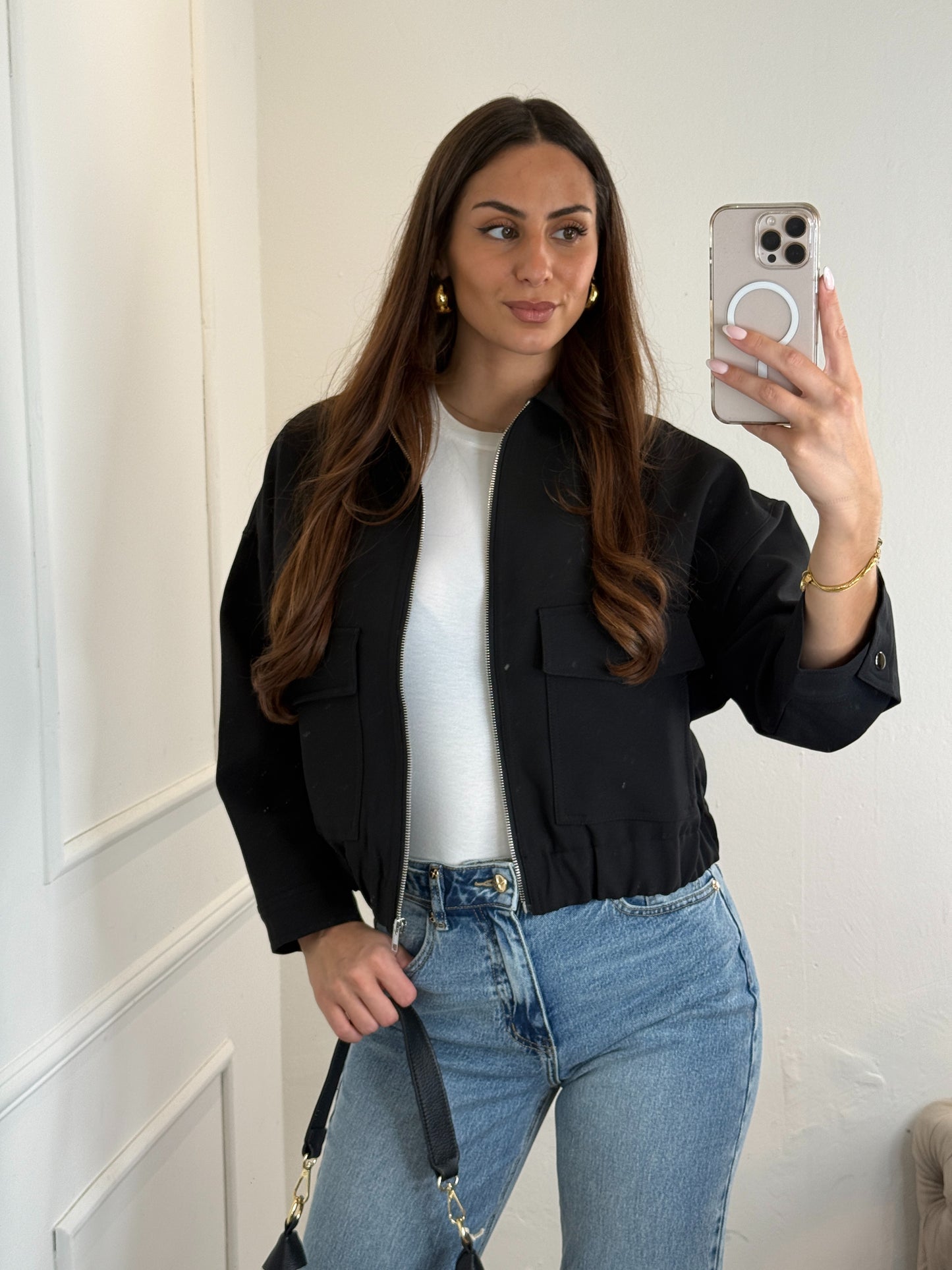 Sadie jas zwart