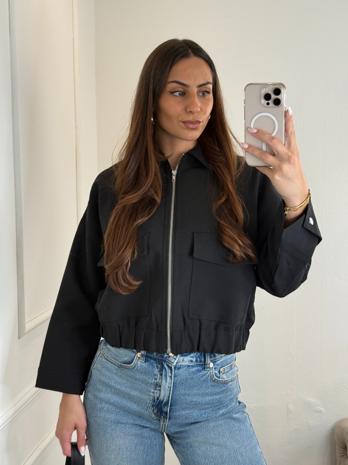 Sadie jas zwart