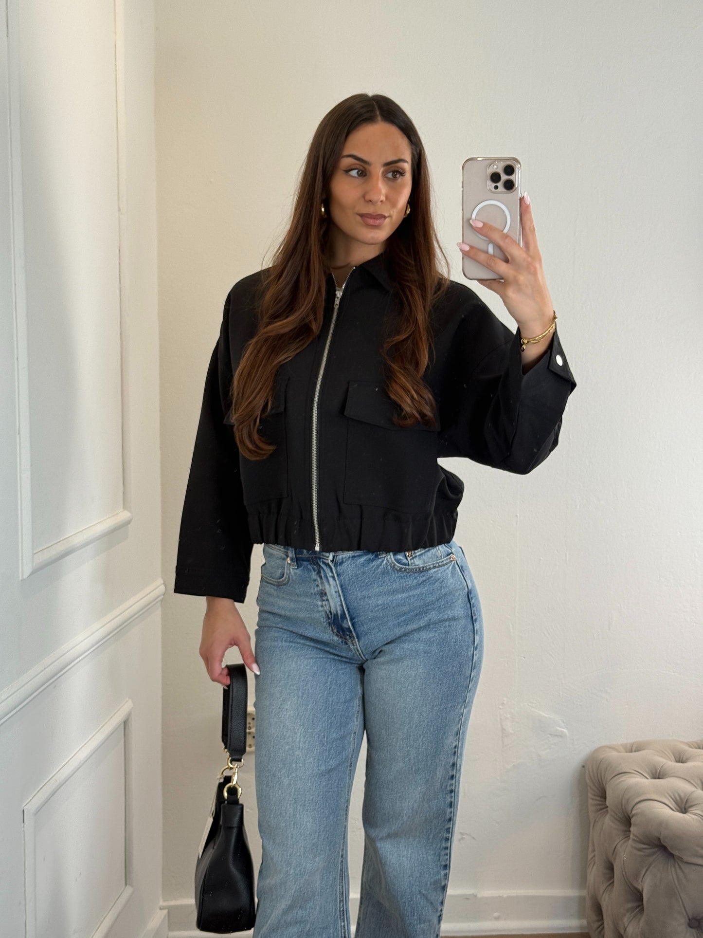 Sadie jas zwart