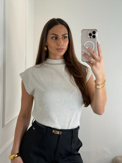 Cora top beige