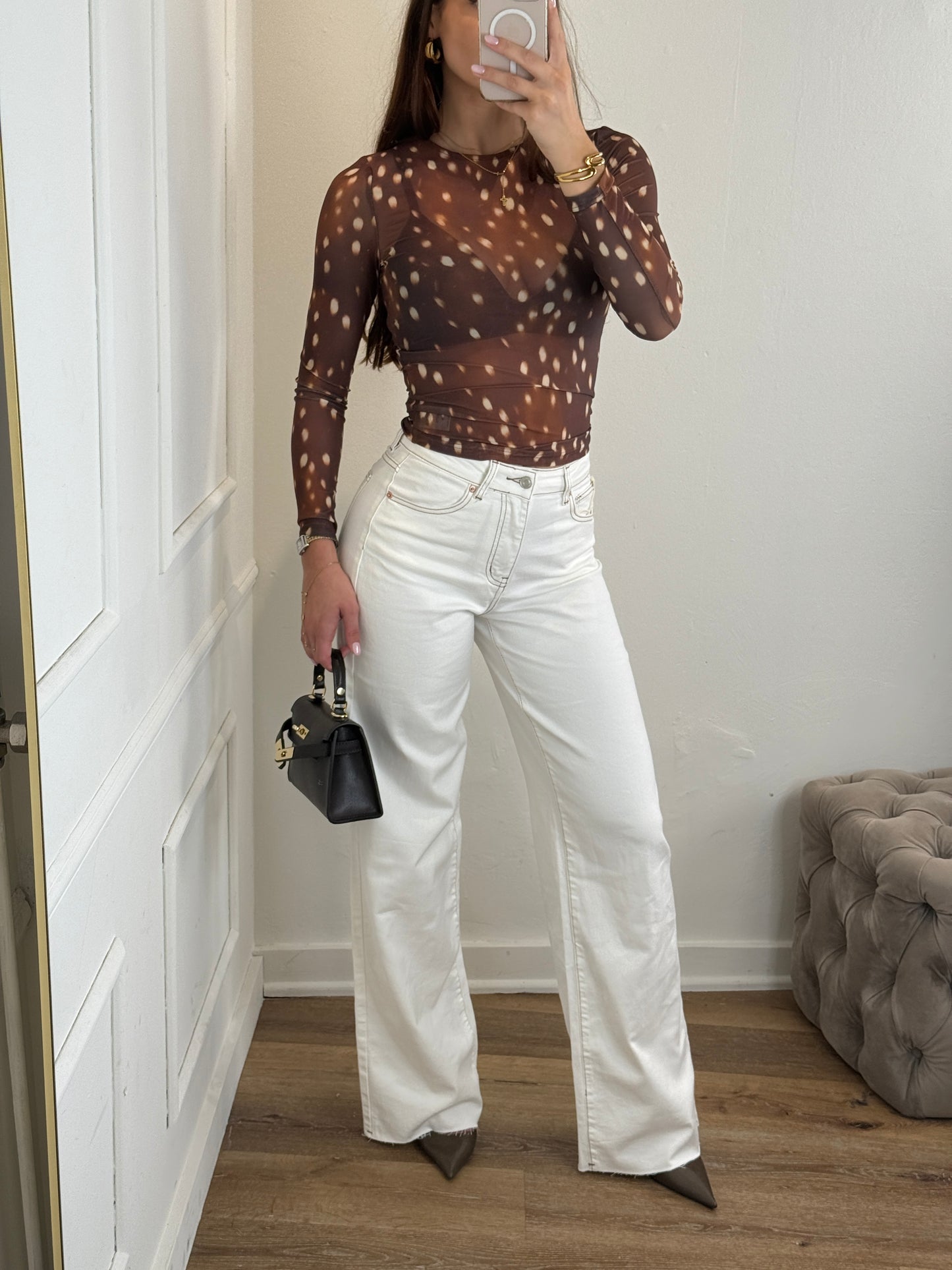 Wren Mesh Top Bambi