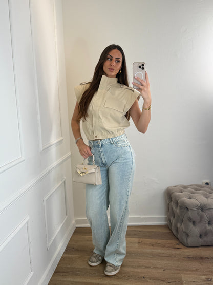 Josie Gilet Beige