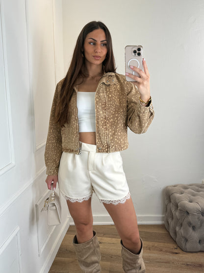 Hattie Kanten Short Beige