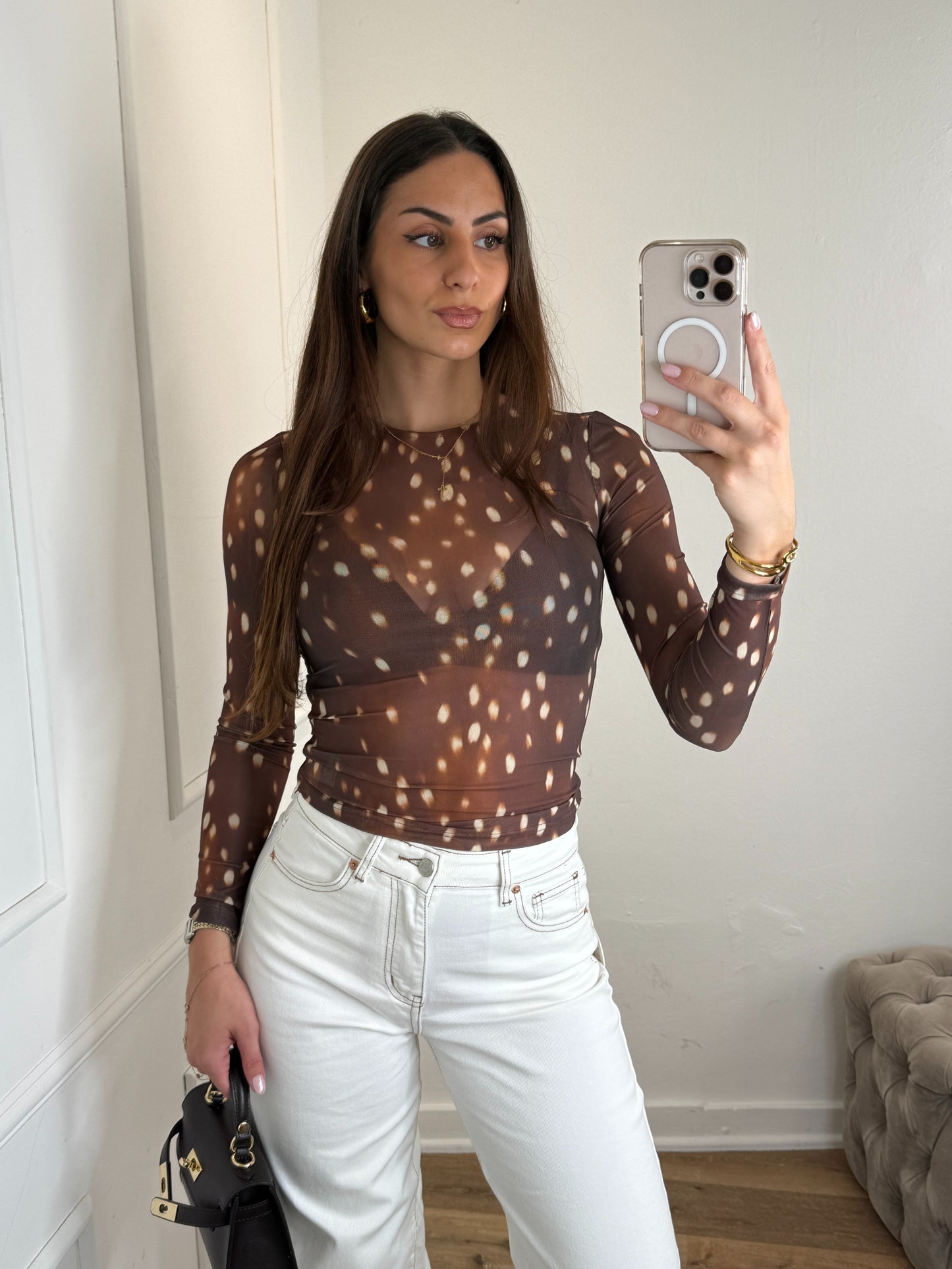 Wren Mesh Top Bambi