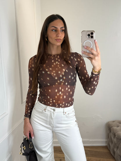 Wren Mesh Top Bambi