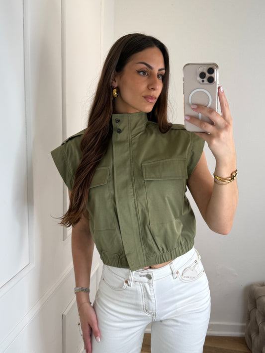 Josie Gilet Groen