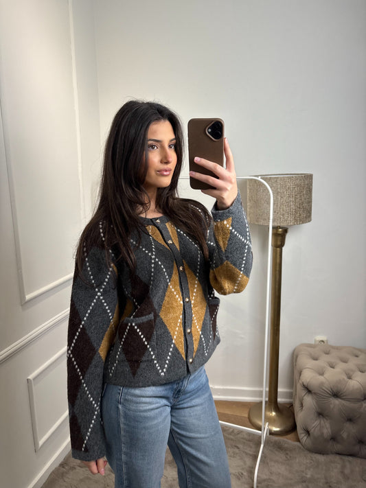 Sofia vest met knopen