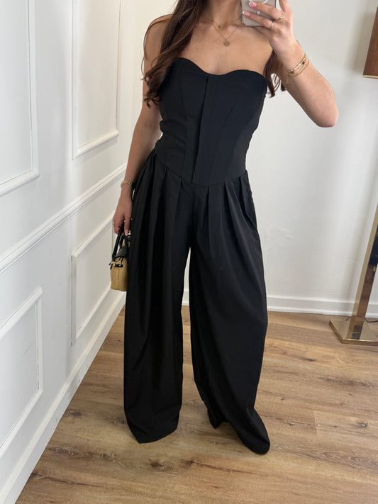Ellie jumpsuit zwart
