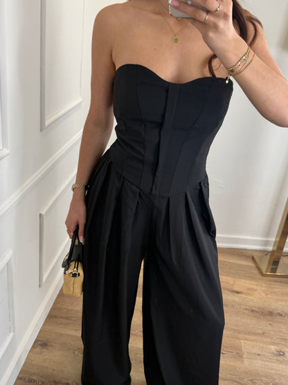 Ellie jumpsuit zwart