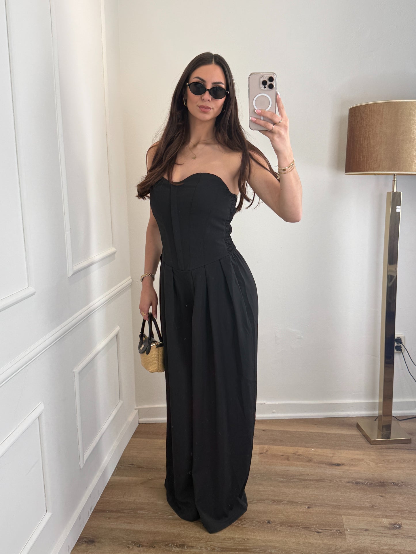 Ellie jumpsuit zwart