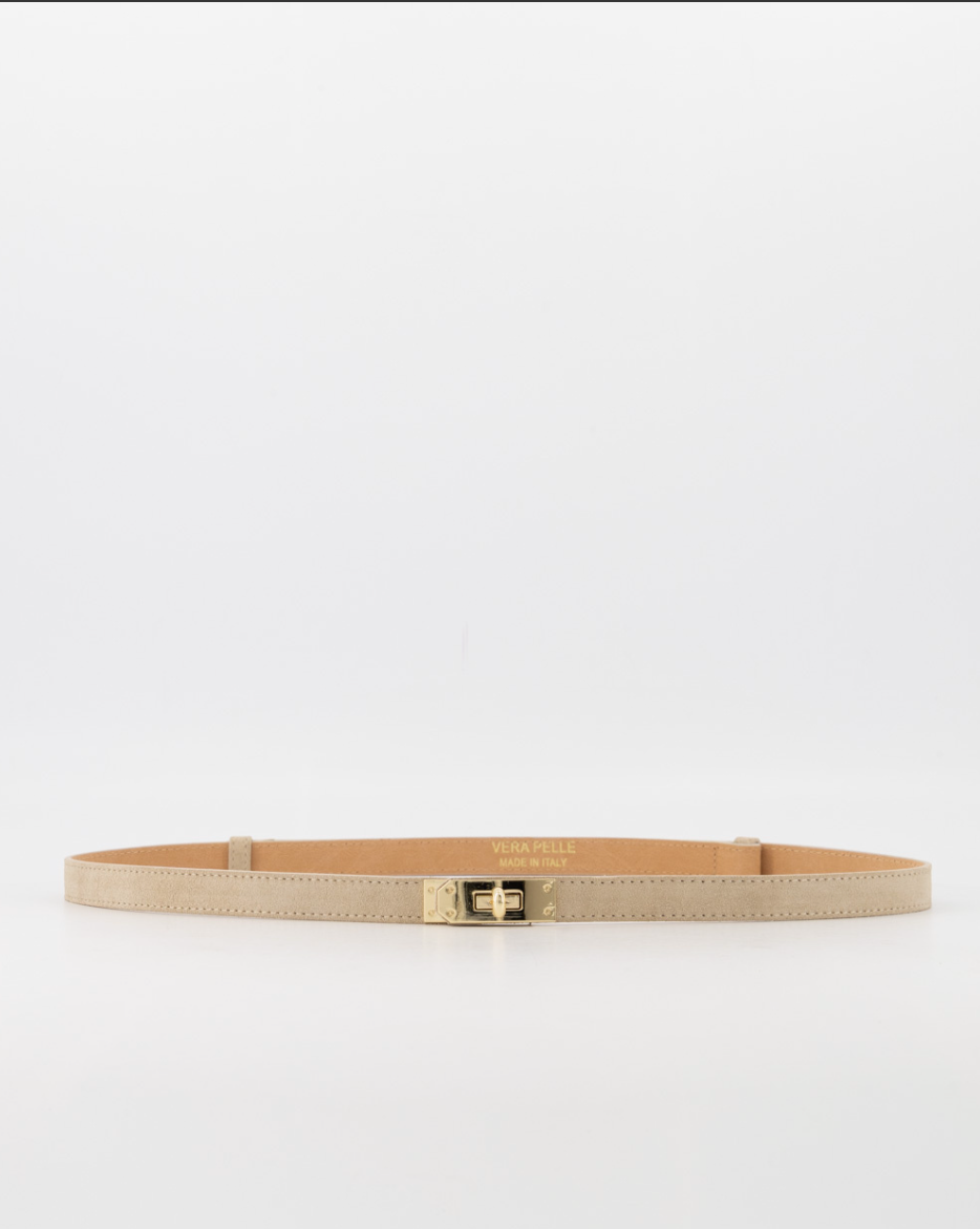 Verstelbare Riem Suede Zand