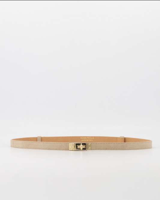 Verstelbare Riem Suede Zand