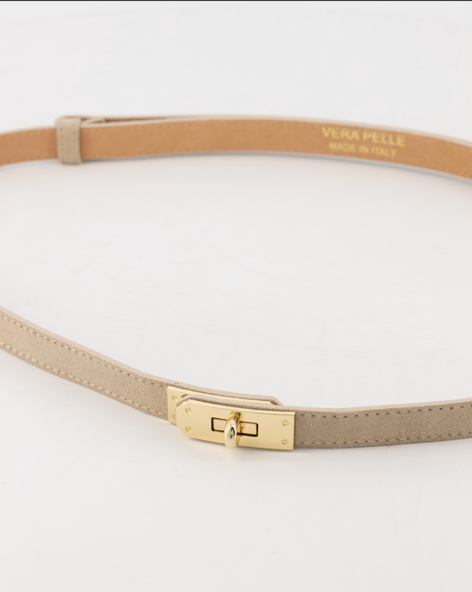 Verstelbare Riem Suede Zand