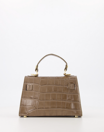 Grace tas taupe croco