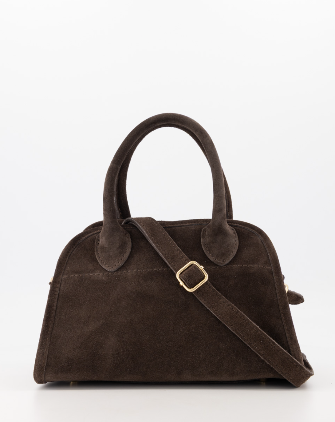 Olivia leren tas - donkerbruin