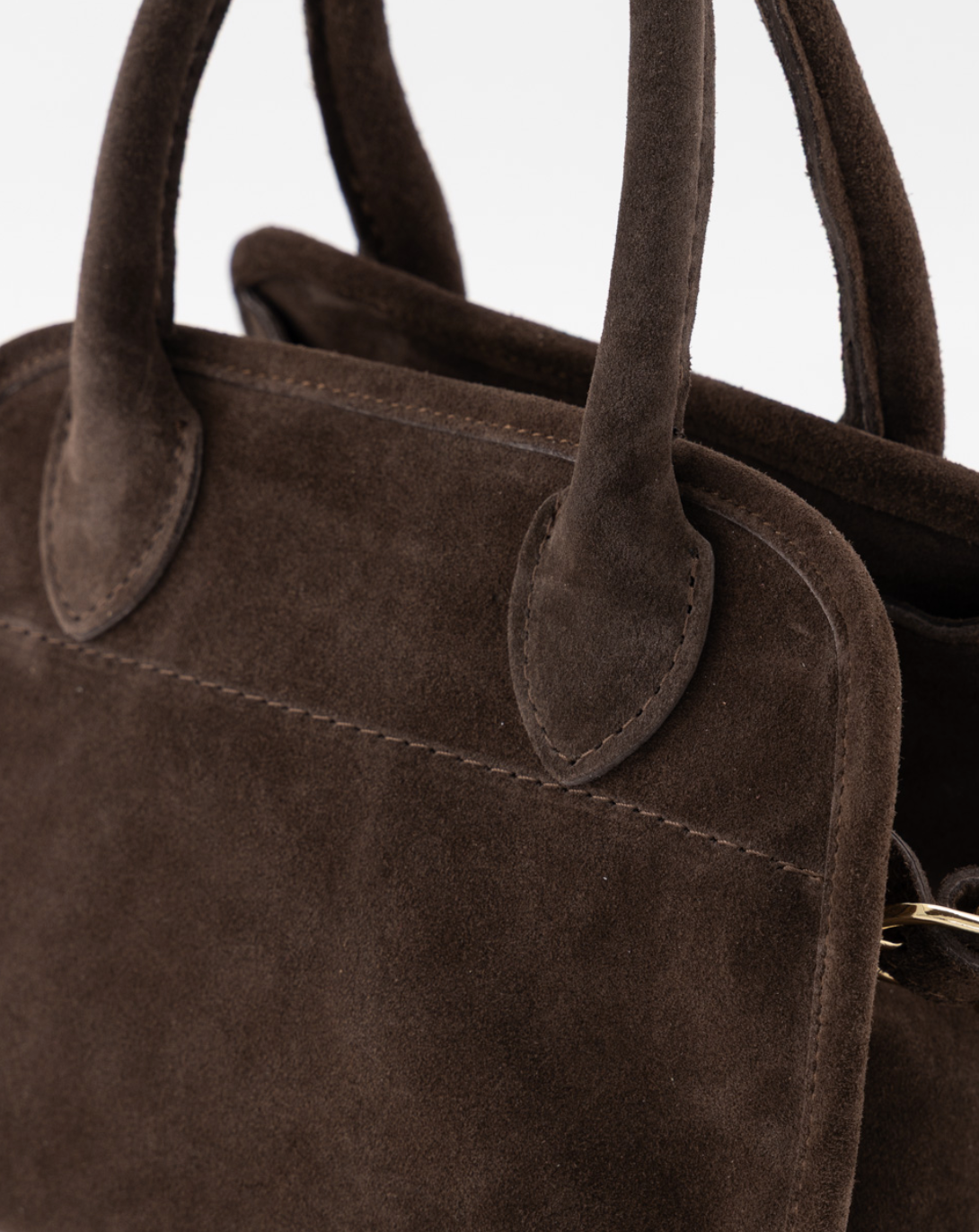 Olivia leren tas - donkerbruin