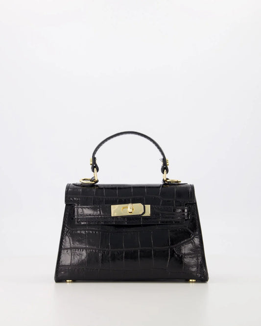 GRACE TAS CROCO ZWART