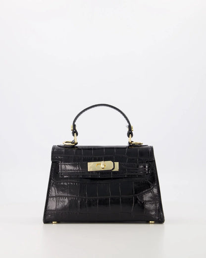 Grace Tas Croco Donkerbruin