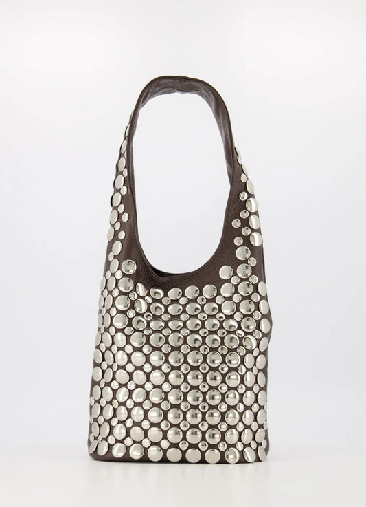 IZZY STUDS TAS DONKERBRUIN