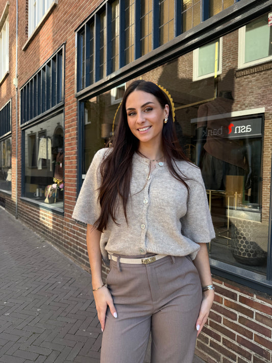 LAURA KNIT TAUPE