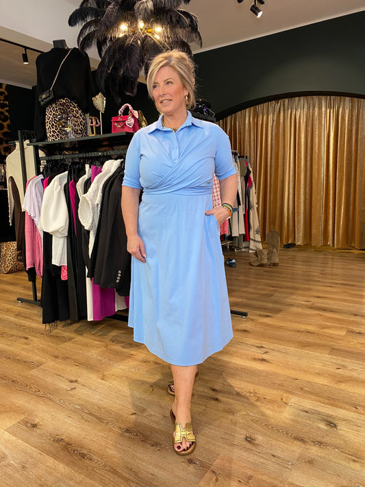 Ella Jurk Blauw 1334