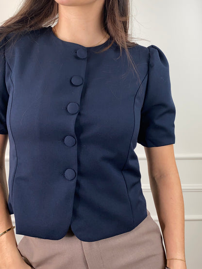 NINA TOP DARK BLUE