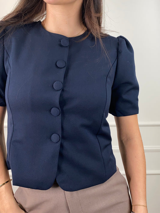 NINA TOP DARK BLUE