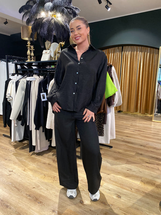 Lotte Bluse Schwarz