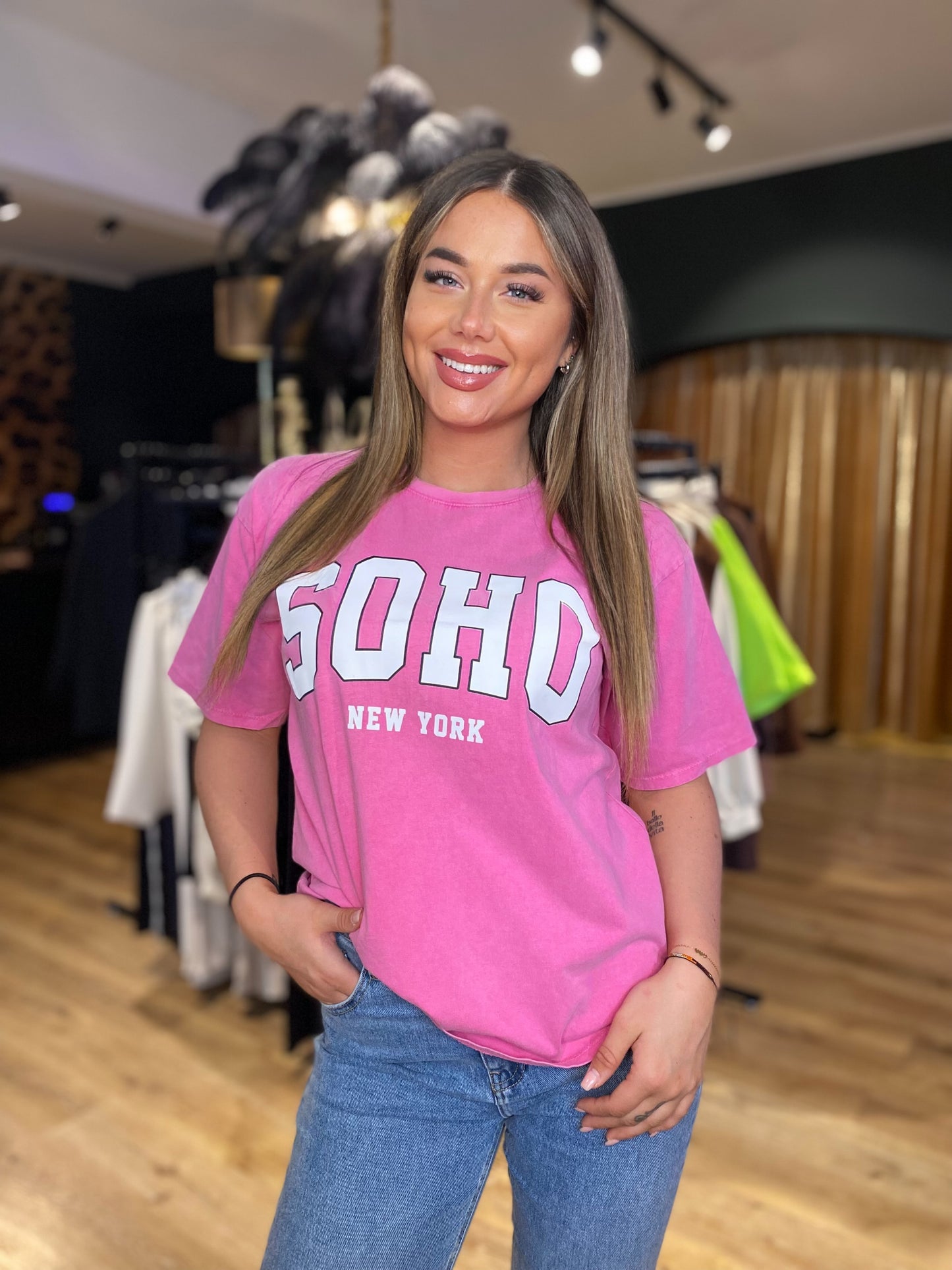 Soho T Shirt roze 1278