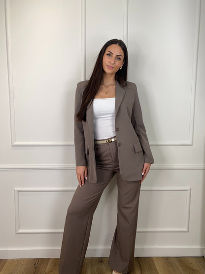 JUNE BLAZER TAUPE