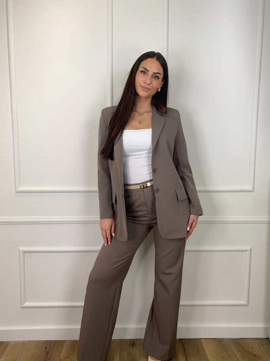 JUNE BLAZER TAUPE
