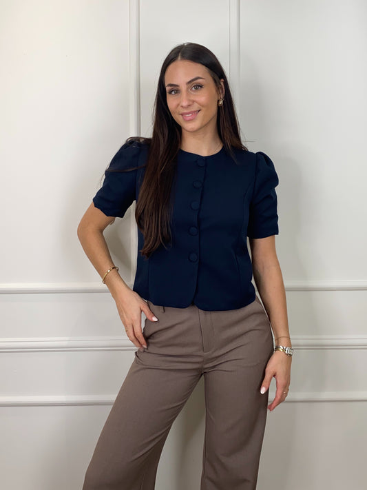NINA TOP DARK BLUE