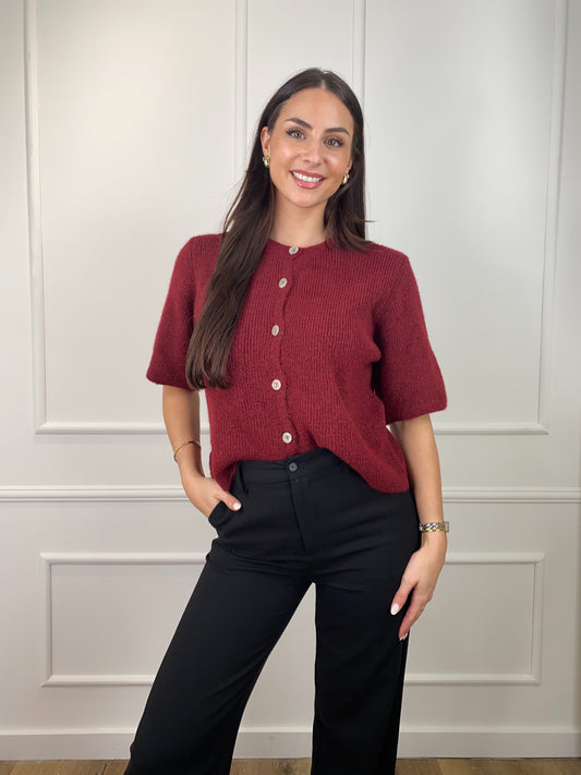 LAURA KNIT BORDEAUX