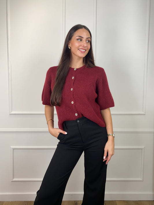 LAURA KNIT BORDEAUX